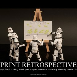Axis Agile Stormtroopers Doing Sprint Retrospective